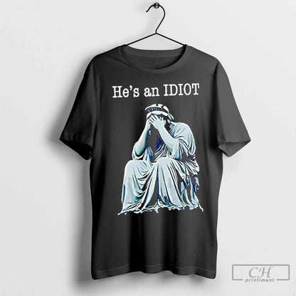 Premium He Is Idiot Anti Trump Tank Top Unique Look