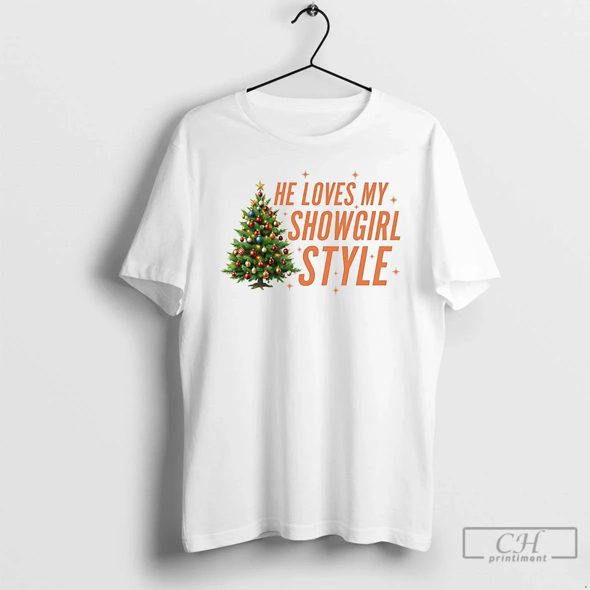Premium He Loves My Showgirl Tree Sweatshirt Premium Outfit
