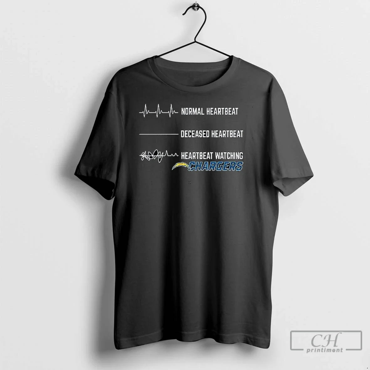 Premium Heartbeat Watching Los Angeles Chargers Hoodie Authentic Style