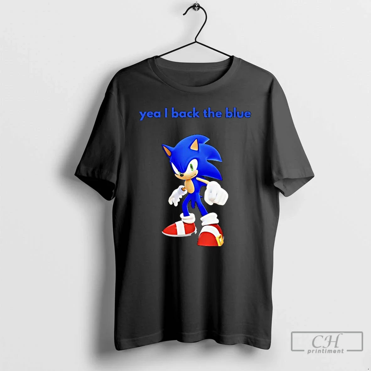 Premium Hedgehog Yea I Back Blue Tee Stylish Design