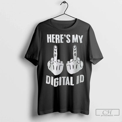 Premium Heres My Digital Id Tank Top Stylish Gift