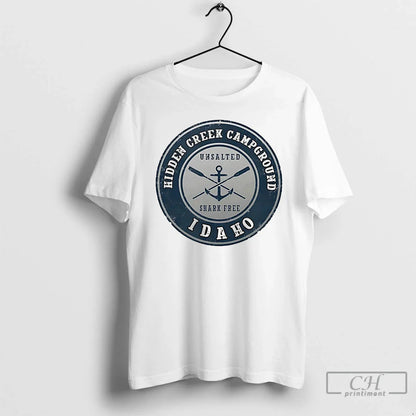 Premium Hidden Creek Campground Idaho TShirt Modern Collection