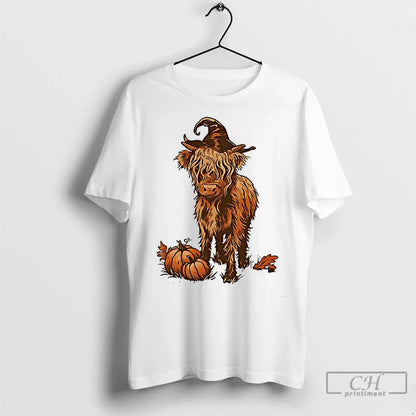 Premium Highland Cow Halloween Ceramic Ceramic And Dad Cap Hoodie