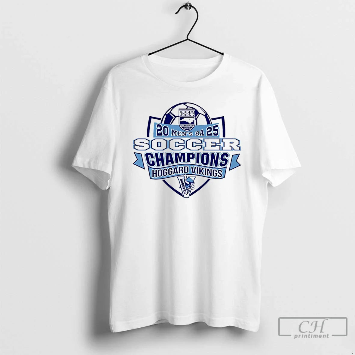 Premium Hoggard Vikings 2025 Nchsaa Soccer Division 8A Champions Long
