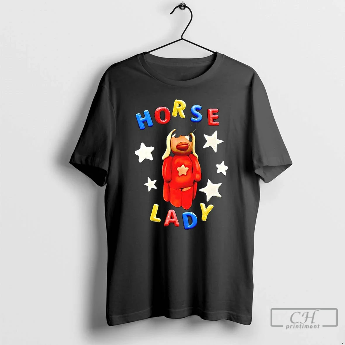 Premium Horse Lady Enzyme Washed Ceramic Ceramic And Dad Cap T Shirts