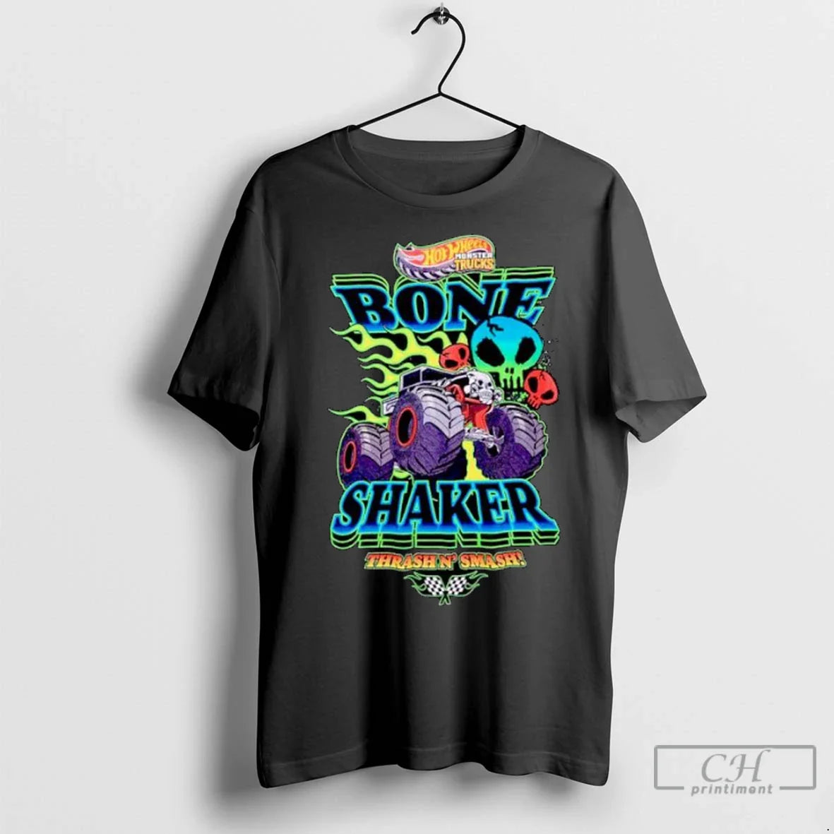 Premium Hot Wheels Bone Shaker Ornaments Long Sleeve Stylish Art