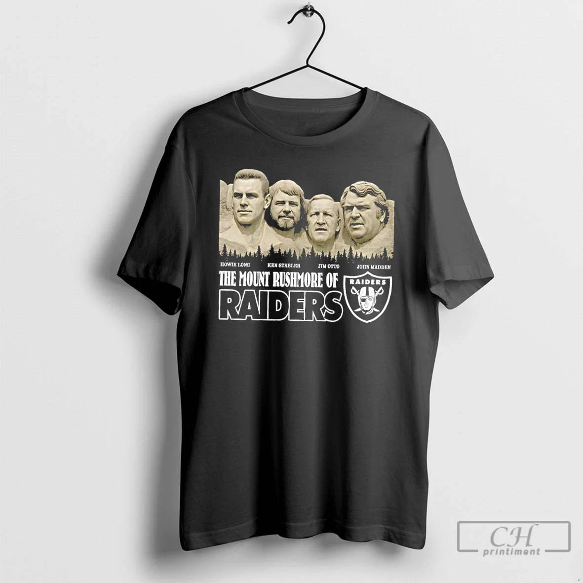 Premium Howie Long Ken Stabler Jim Otto John Madden Mount Rushmore