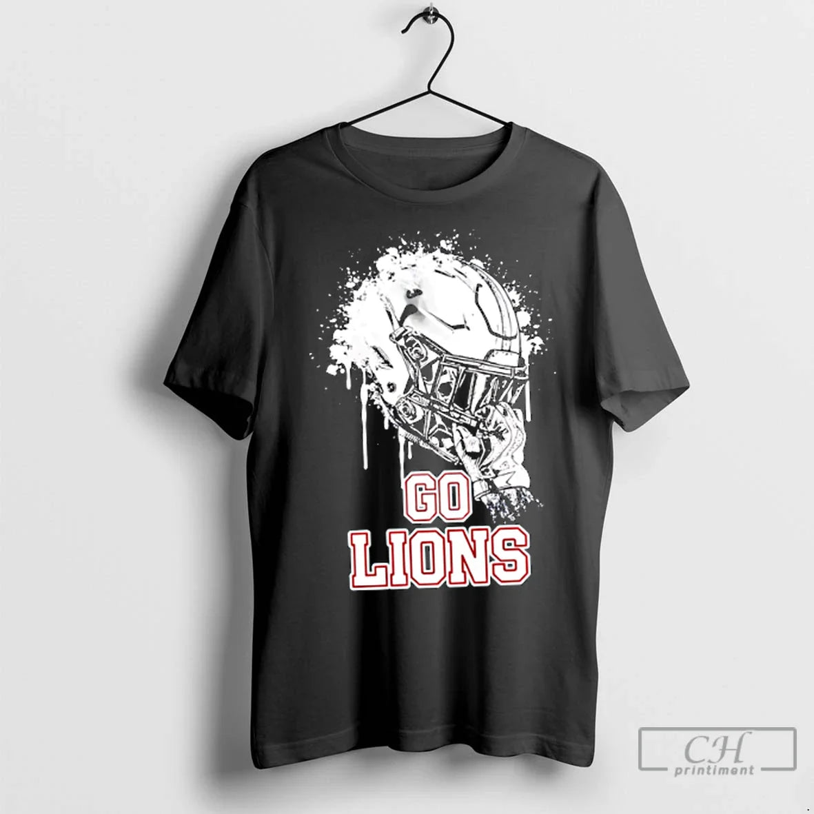 Premium Hubbertville Football Lions Go Lions Helmet Sweatshirt