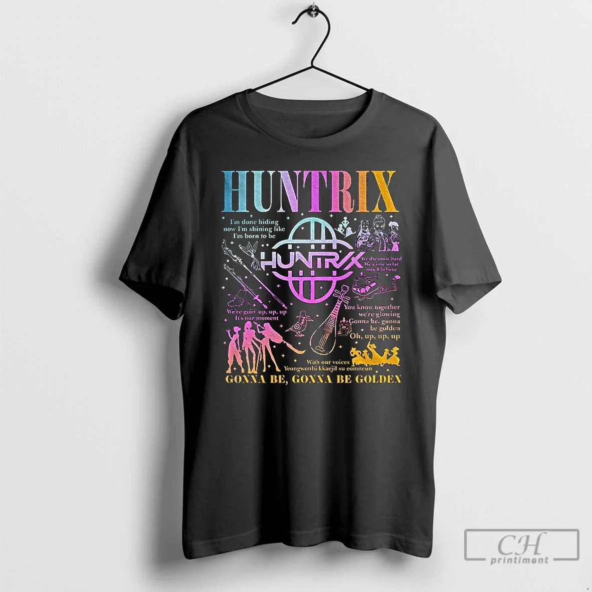 Premium Huntrix Kpop Demon Hunters Im Done Hiding Now Im Shining Like