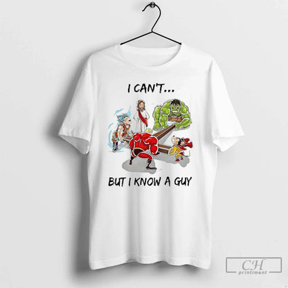 Premium I Cant But I Know Guy TShirt Retro Style