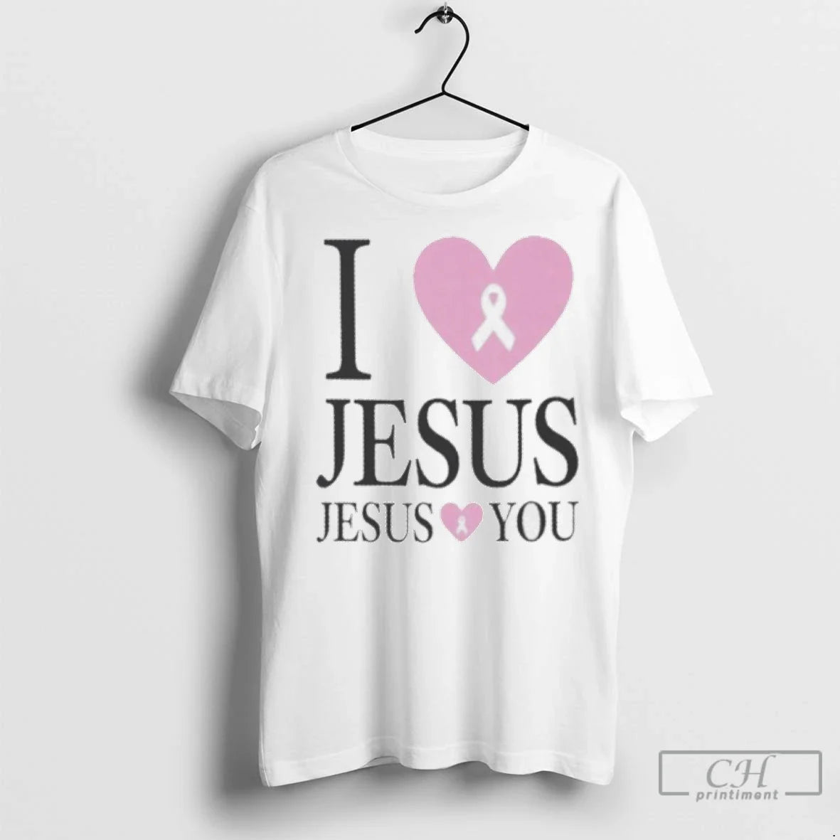 Premium I Love Jesus Jesus Loves You October Is Breast Cancer