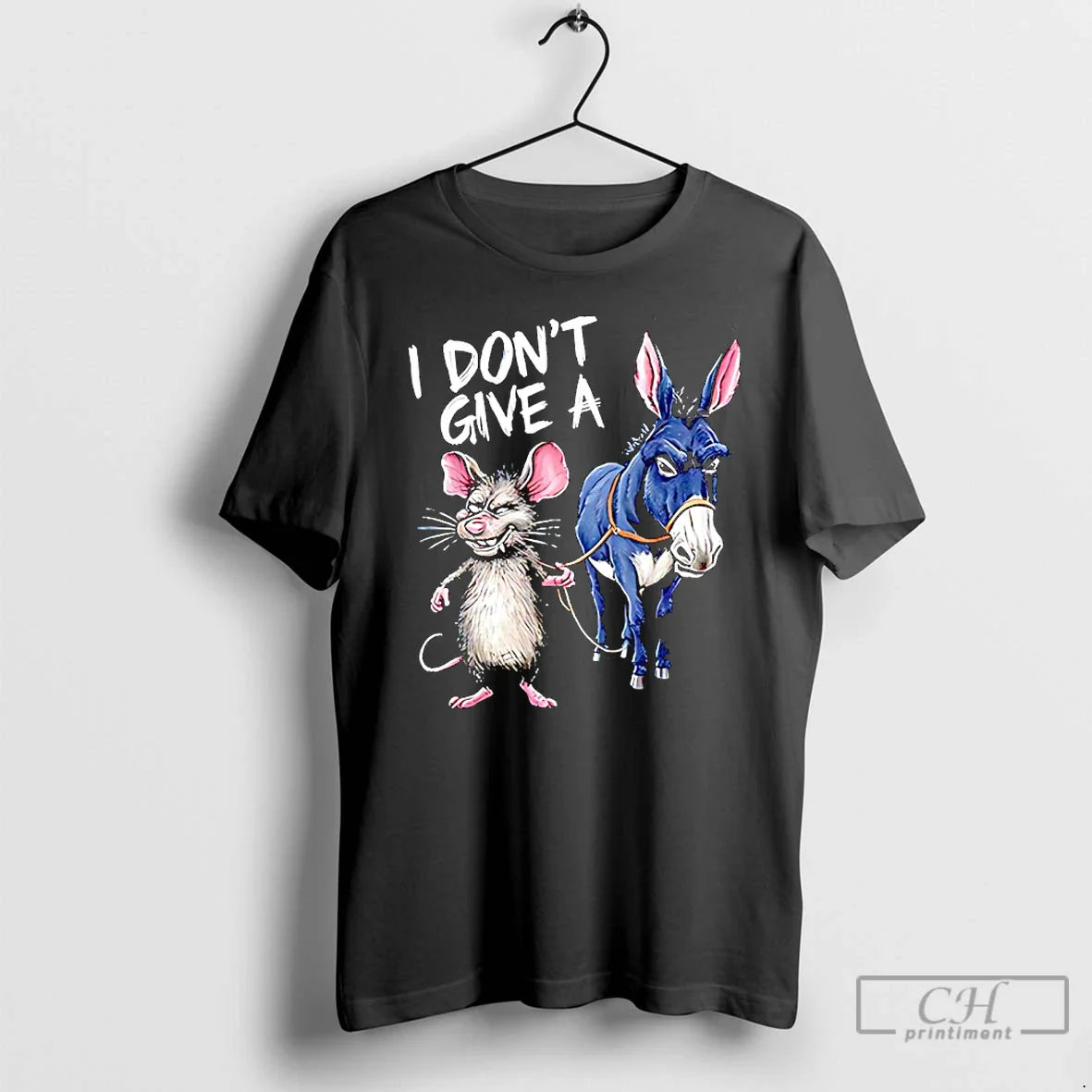 Premium I Dont Give Rats Ass Mouse And Donkey T Shirts Tank Top