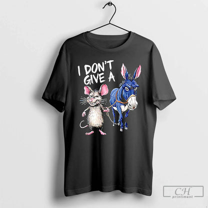 Premium I Dont Give Rats Ass Mouse And Donkey T Shirts Tank Top