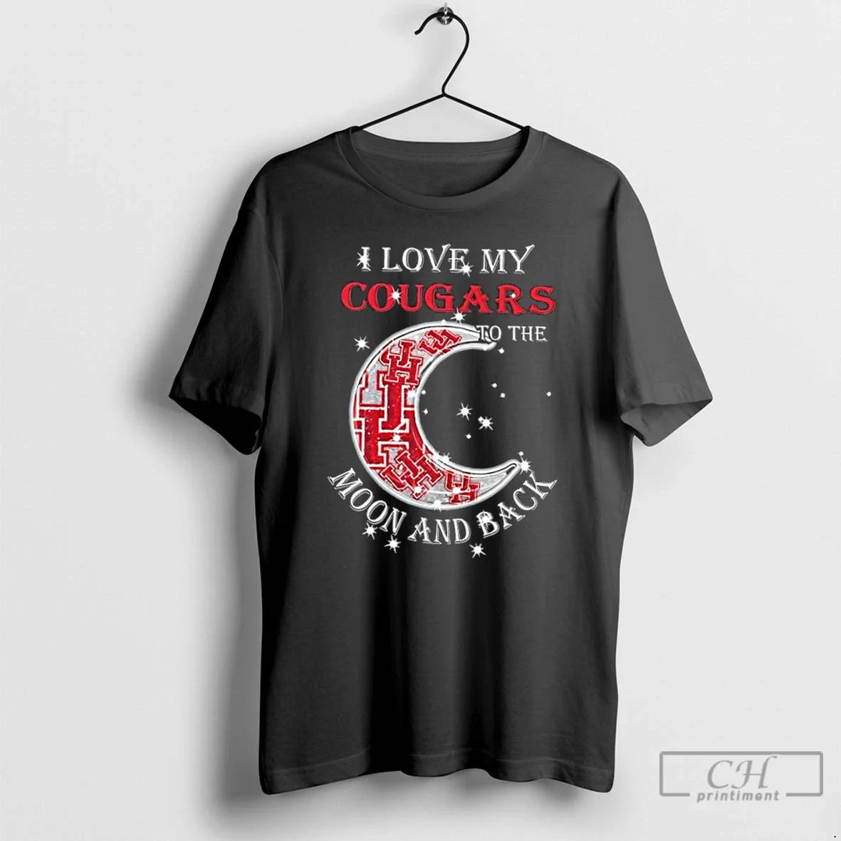 Premium I Love My Houston Cougars To Moon And Back Long Sleeve Modern