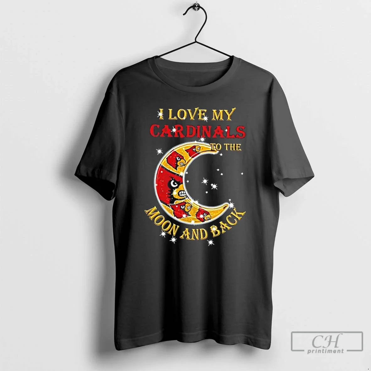 Premium I Love My Louisville Cardinals To Moon And Back Shirt Unique