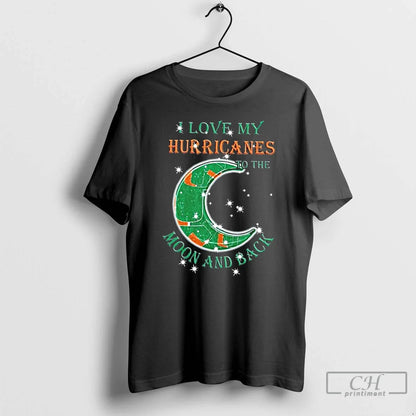 Premium I Love My Miami Hurricanes To Moon And Back Tank Top Vintage