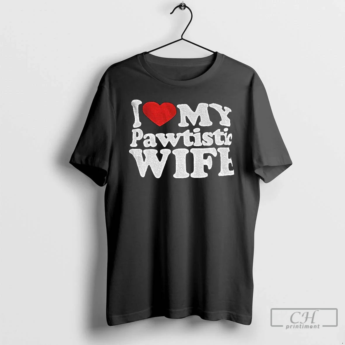Premium I Love My Pawtistic Wife Long Sleeve Authentic Collection