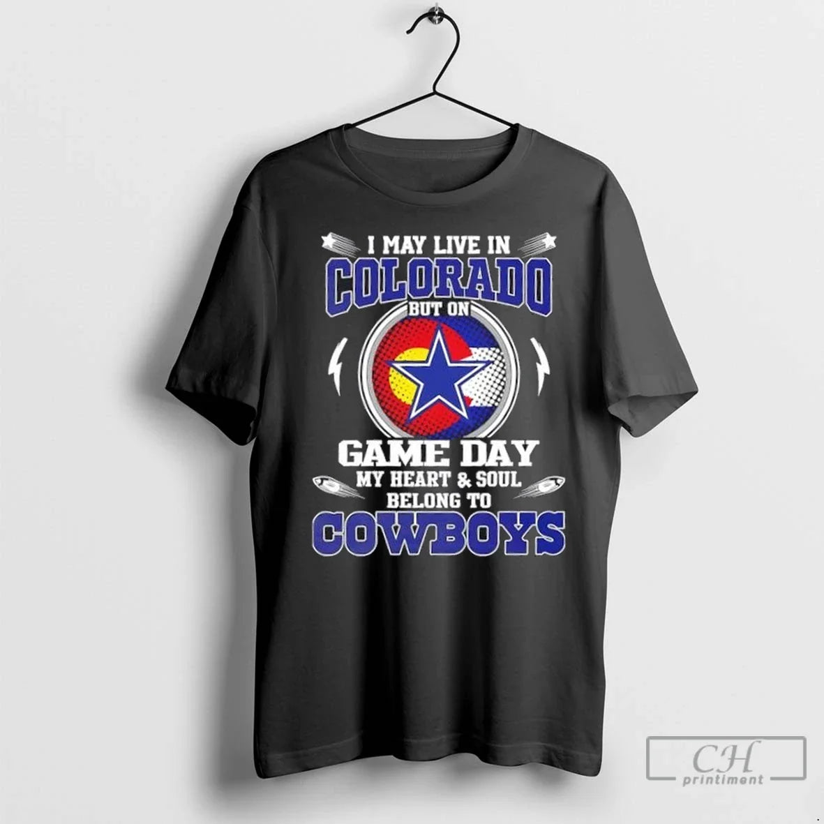 Premium I May Live Colorado But Game Day My Heart And Soul Belongs