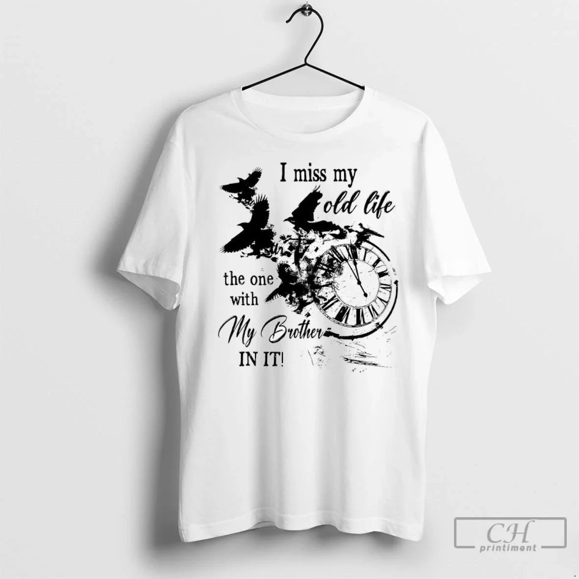 Premium I Miss My Old Life One My Brother It Hoodie Vintage Outfit