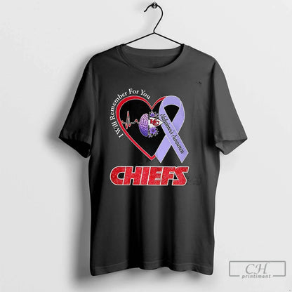 Premium I Will Remember You Alzheimers Awareness Kansas City Chiefs
