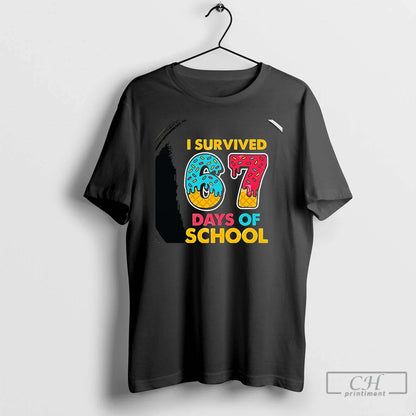 Premium Ice Cream I Survived 67 Days School Chriast TShirt Classic