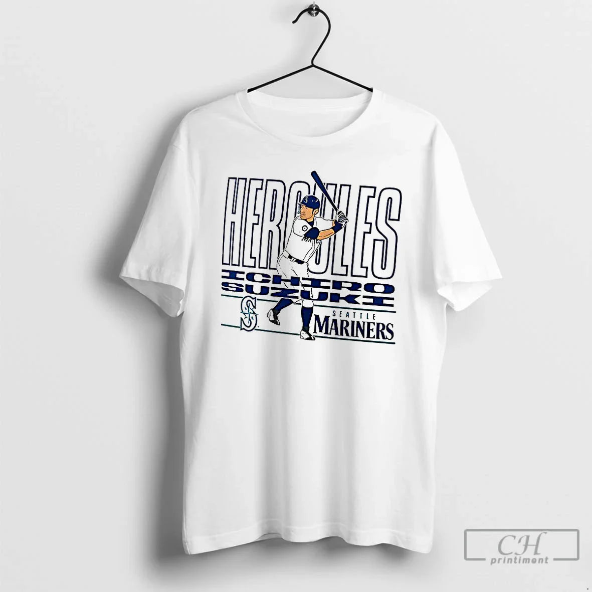 Premium Ichiro Suzuki Seattle Mariners Baseball Cooperstown Player T