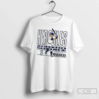 Premium Ichiro Suzuki Seattle Mariners Baseball Cooperstown Player T