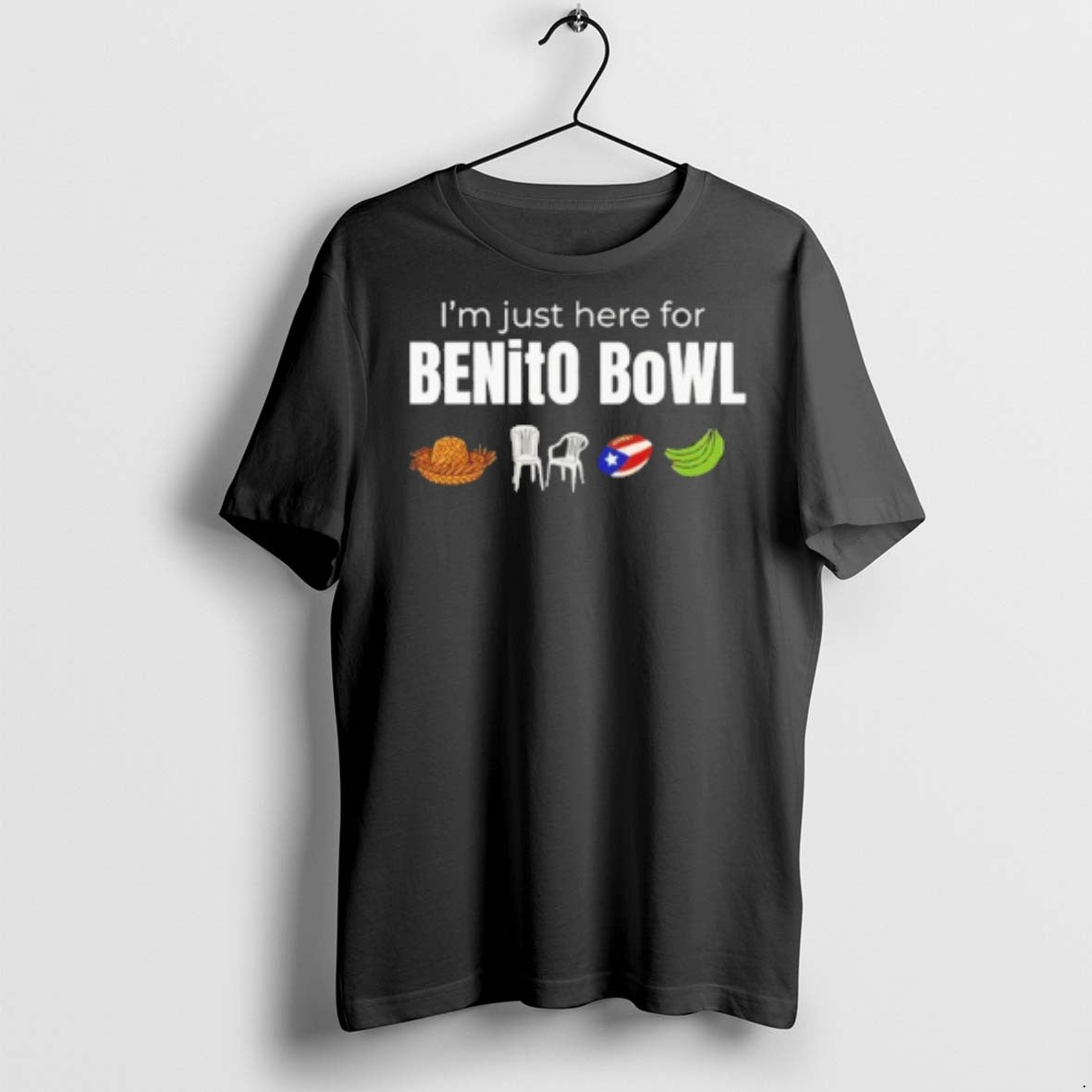 Premium Im Just Here Benito Bowl T Shirts TShirt Modern Art