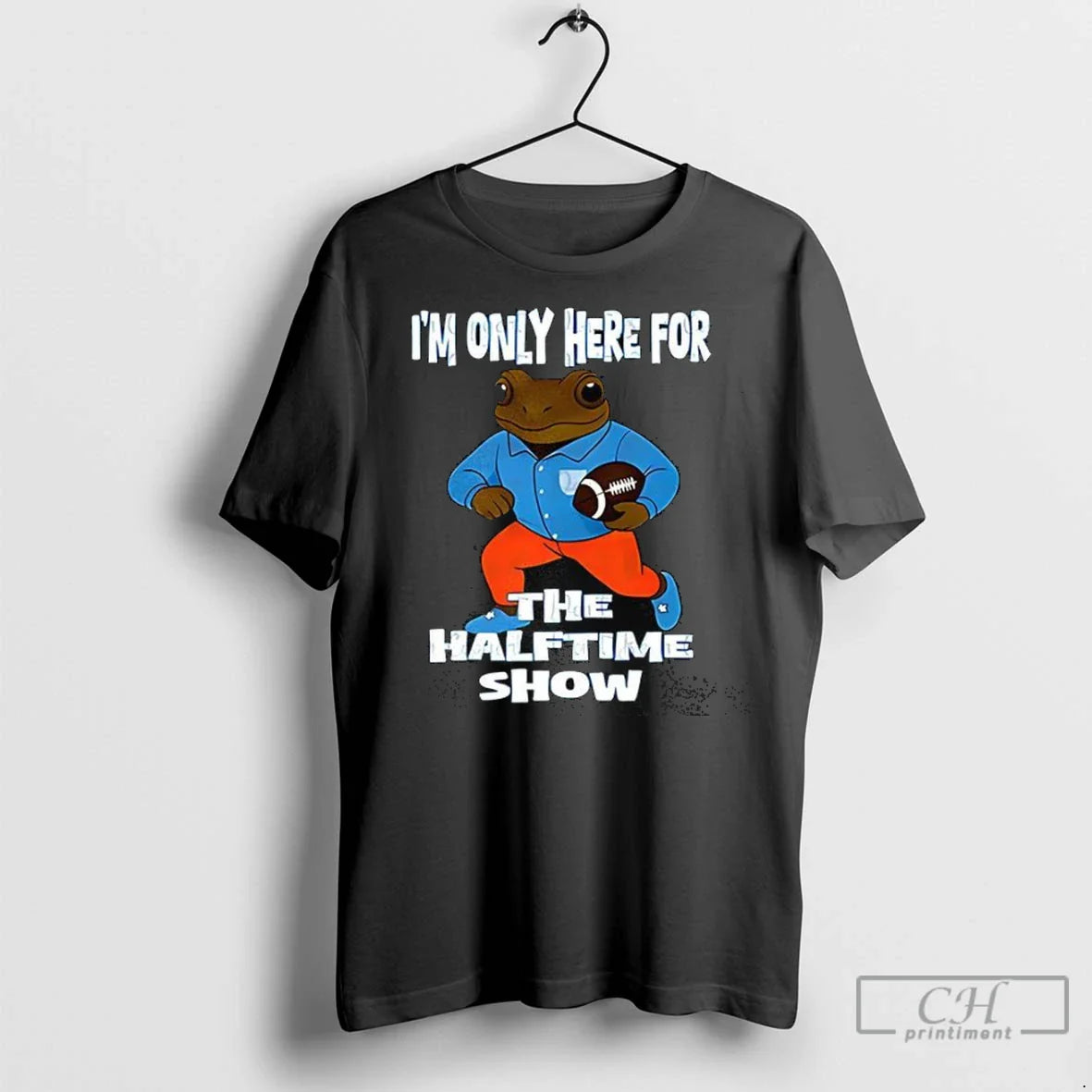 Premium Im Only Here Halftime Show Frog Bad Bunny Super Bowl Lx