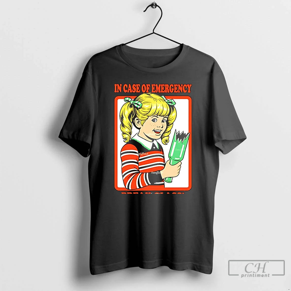Premium Case Emergency Break Glass Hoodie Premium Art