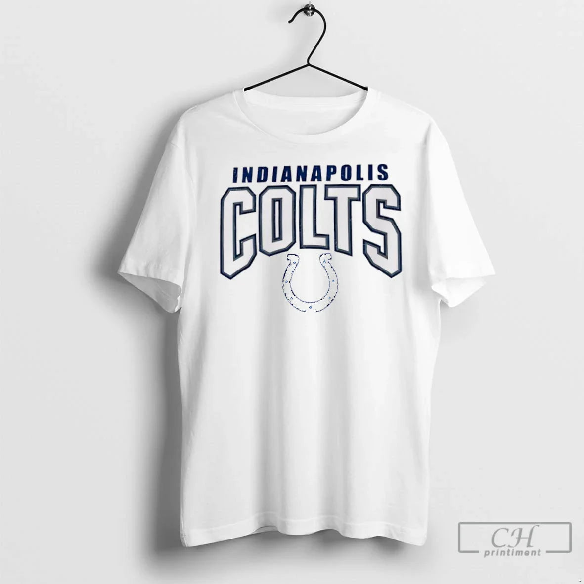 Premium Indianapolis Colts White Restart Franklin TShirt Authentic