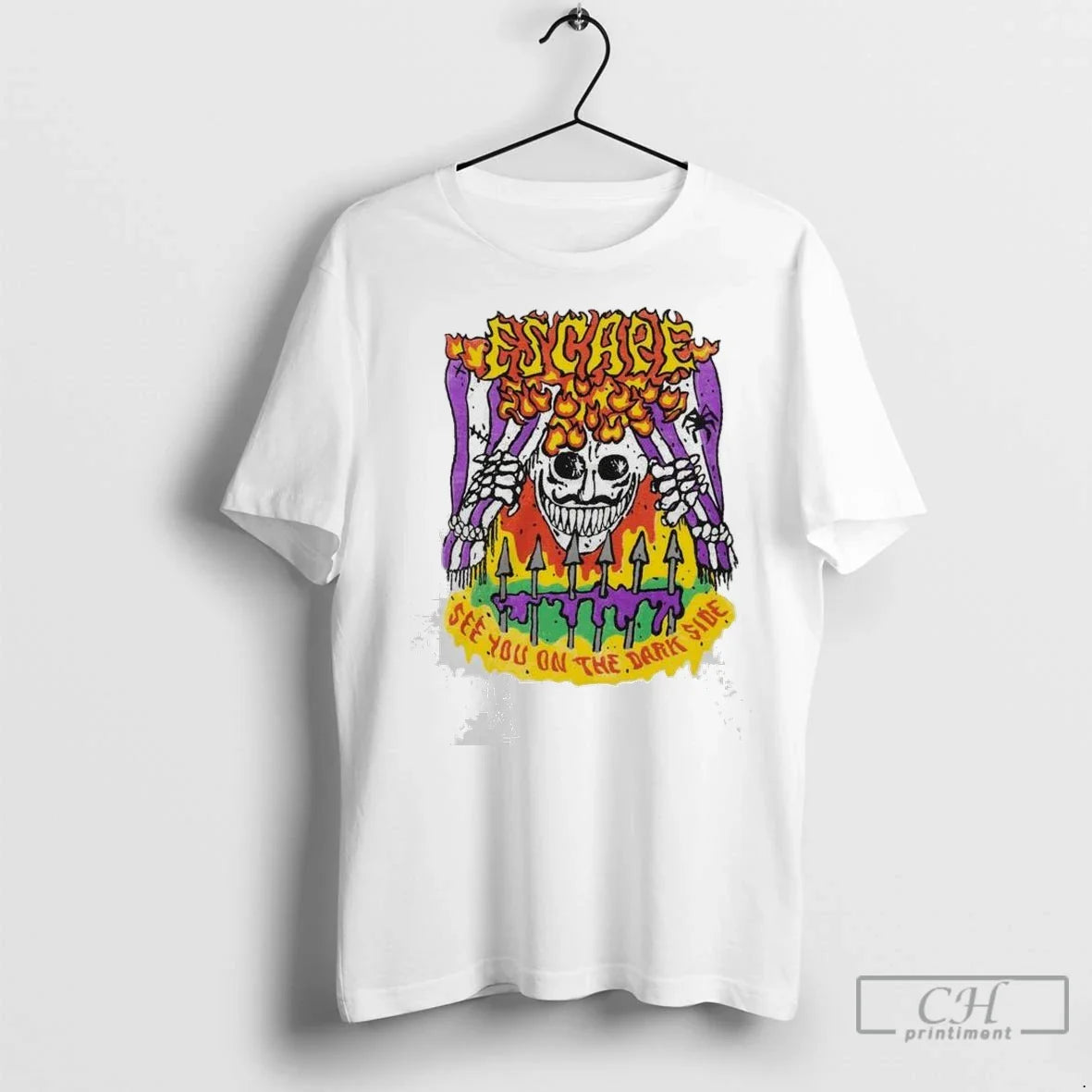 Premium Insomniac Flaming Circus TShirt Elegant Style