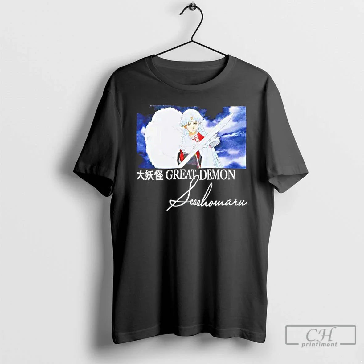Premium Inuyasha Sesshomaru Great Demon T Shirts Tank Top Unique