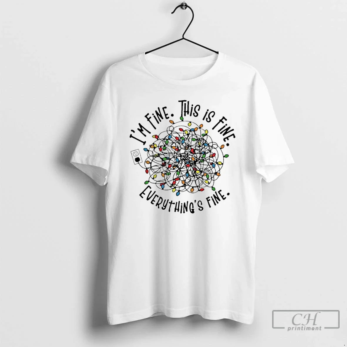 Premium Its Fine Im Fine Everything Is Fine Light Sweatshirt Elegant