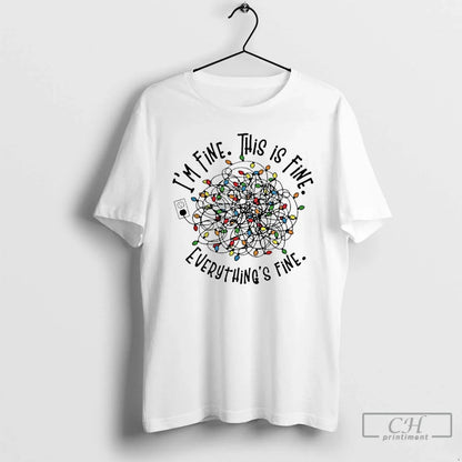 Premium Its Fine Im Fine Everything Is Fine Light Sweatshirt Elegant