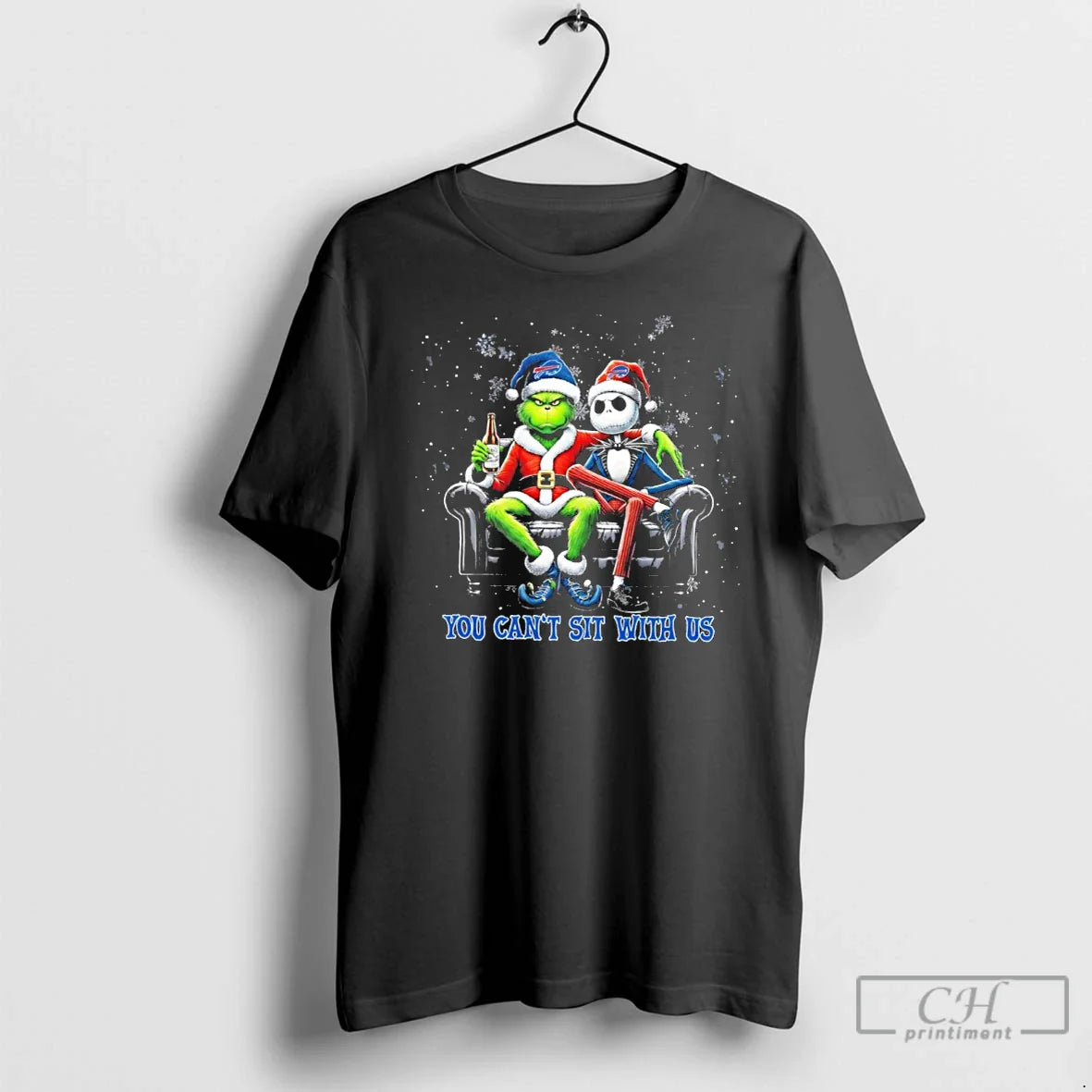 Premium Jack And Grinch Sofa You Cant Sit Us Long Sleeve Classic Gift