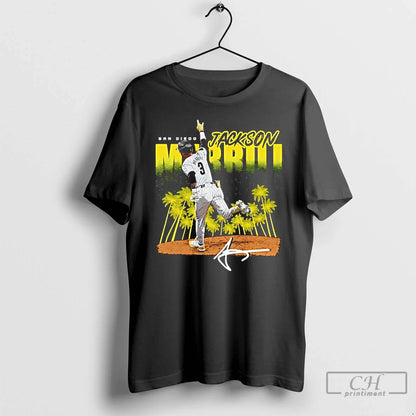 Premium Jackson Merrill San Diego Padres Dissolve Signature T Shirts