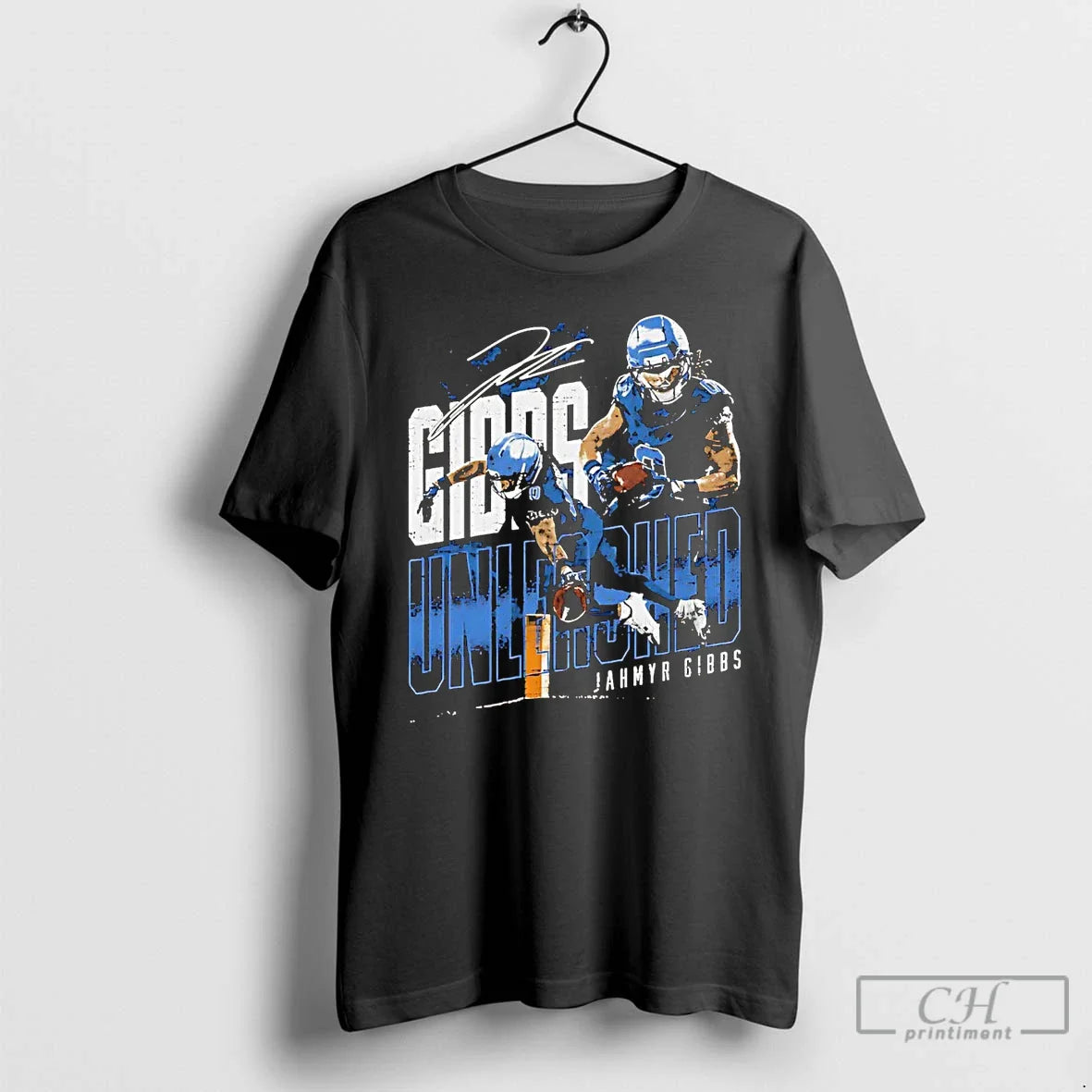 Premium Jahmyr Gibbs Unleashed Detroit Lions Shirt Vintage Fashion