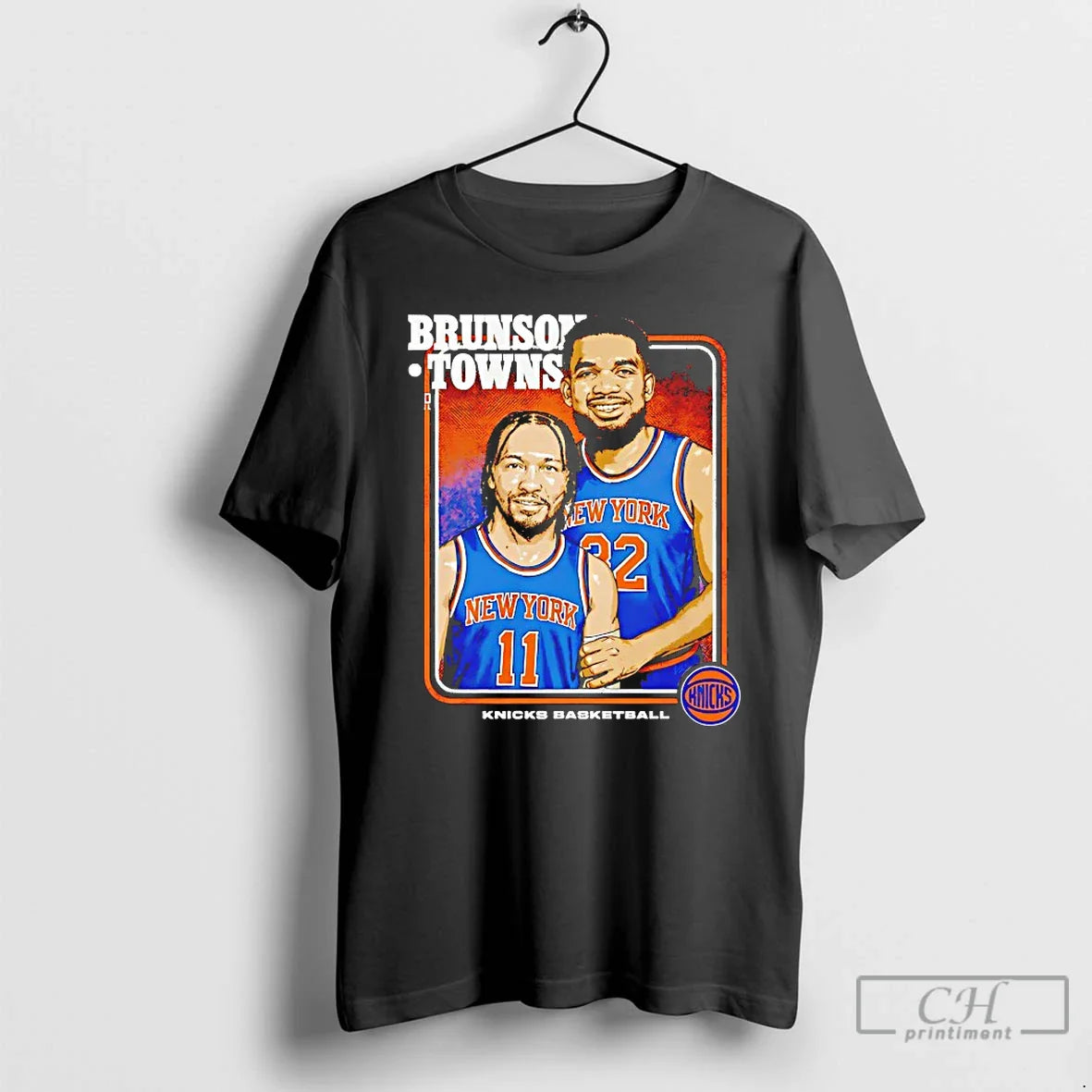 Premium Jalen Brunson And Karl Anthony Towns New York Knicks Step
