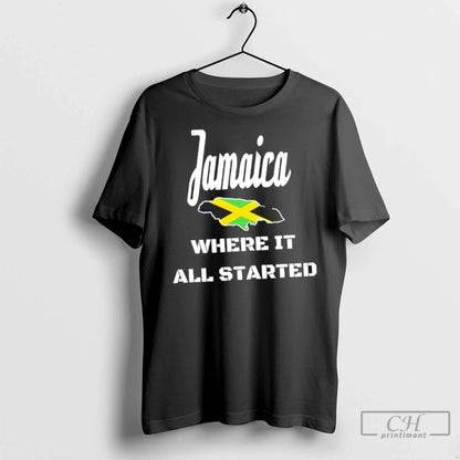 Premium Jamaica Where It All Started Tank Top Vintage Art