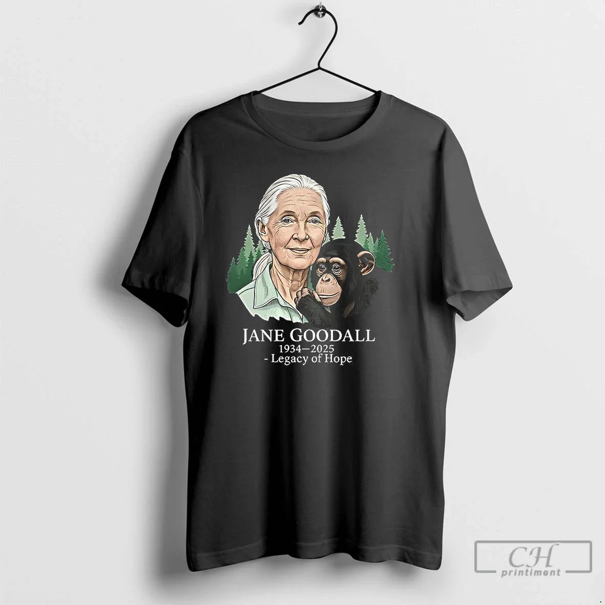 Premium Jane Goddall 1034 2025 Legagy Hope Remember T Shirts TShirt
