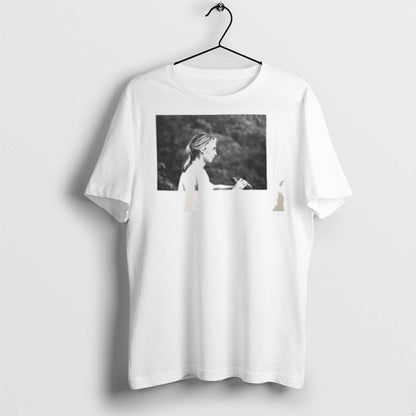 Premium Jane Goodall Profile Portrait Bw Contoured Fit T Shirts