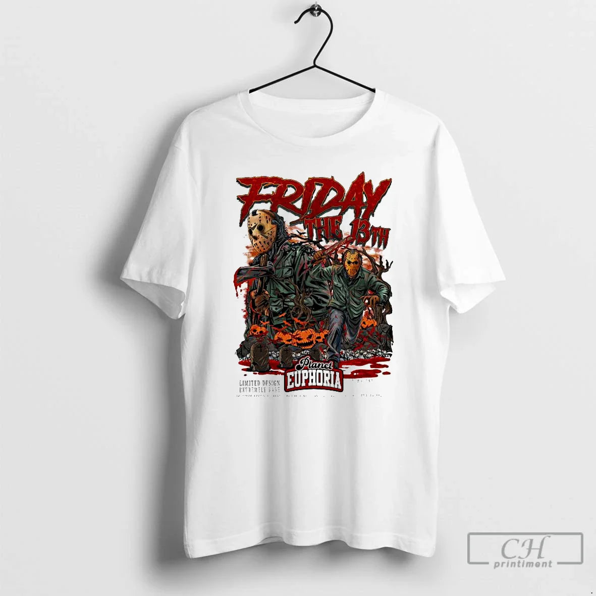 Premium Jason Vorheers Friday 13Th Jv Halloween 2025 T Shirts Tee