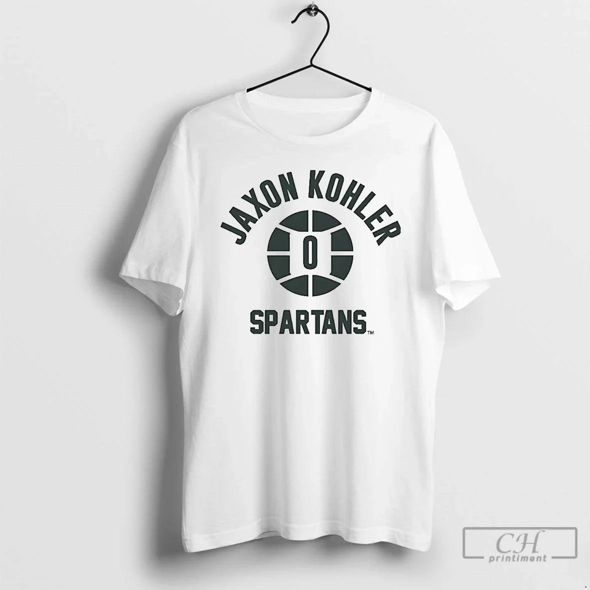 Premium Jaxon Kohler Hoops 0 Michigan State Spartans Tee Vintage