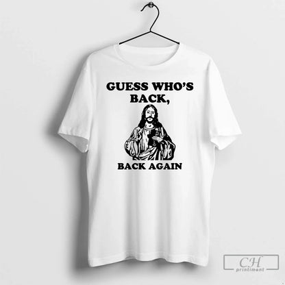 Premium Jesus Guess Whos Back Back Again Hoodie Elegant Fashion