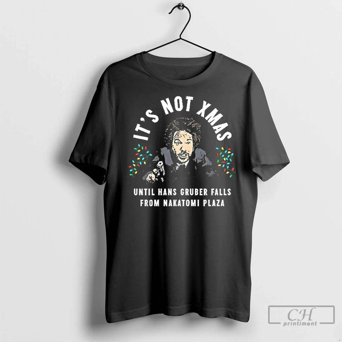 Premium John Mcclane Its Not Until Hans Gruber Falls From Nakatomi