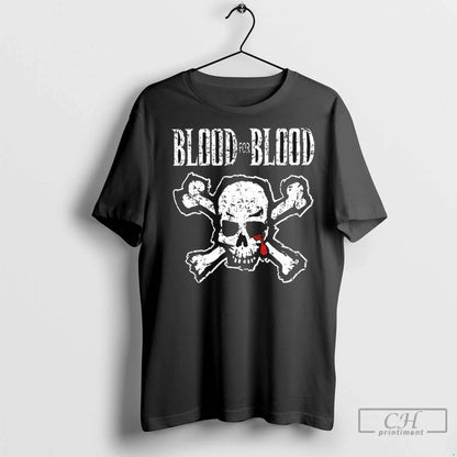 Premium Jolly Roger Blood Blood Tee Authentic Apparel