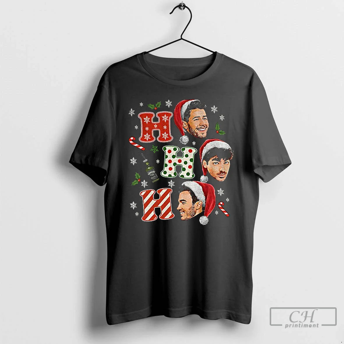 Premium Jonas Brothers 20Th Anniversary Ho Ho Ho TShirt Trendy Look