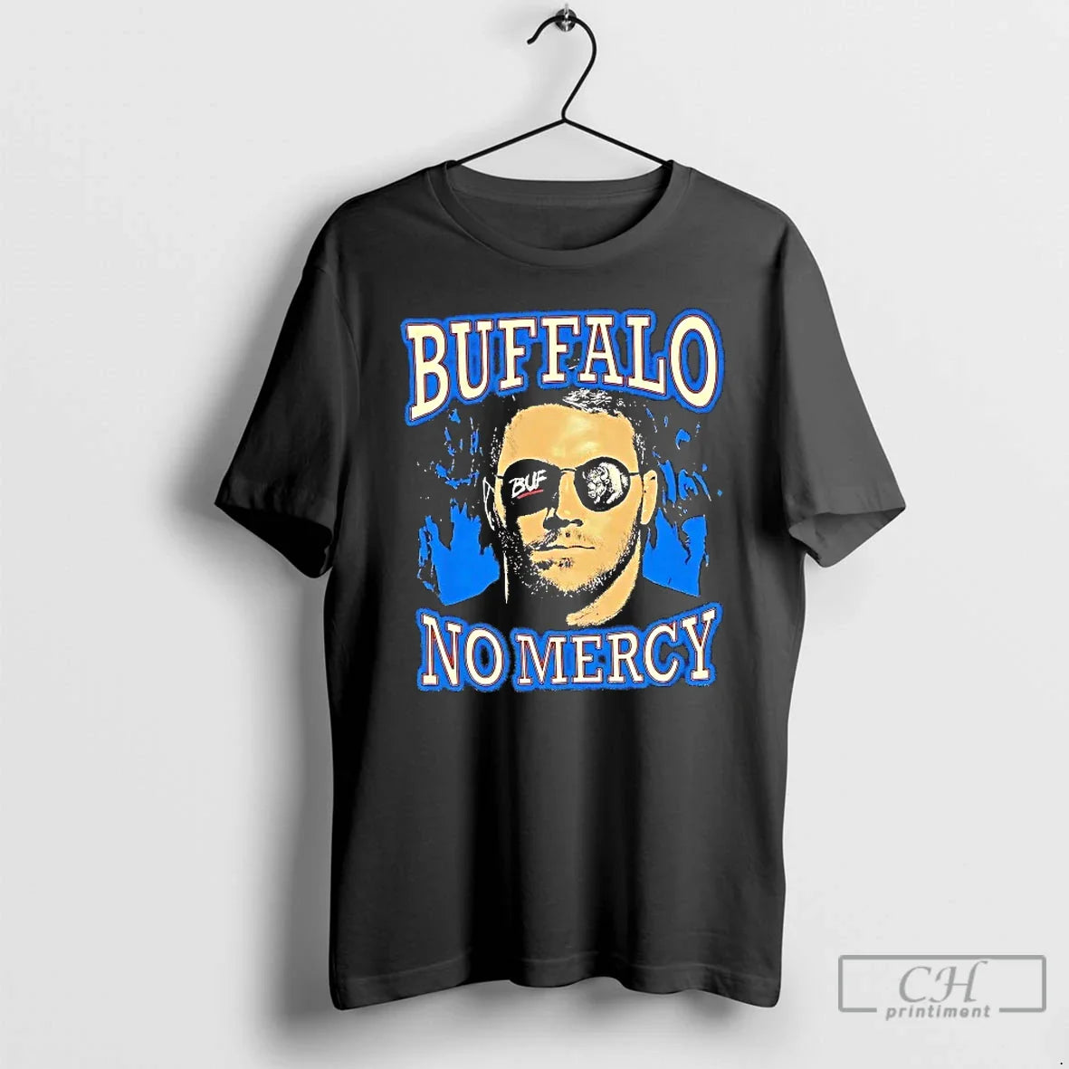 Premium Josh Allen Buffalo Bills No Mercy T Shirts Hoodie Trendy