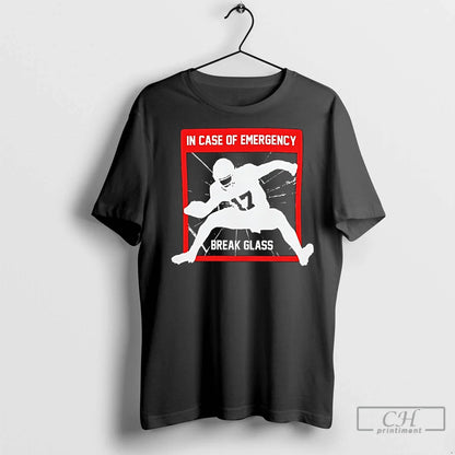 Premium Josh Allen Case Emergency Break Glass TShirt Modern Collection